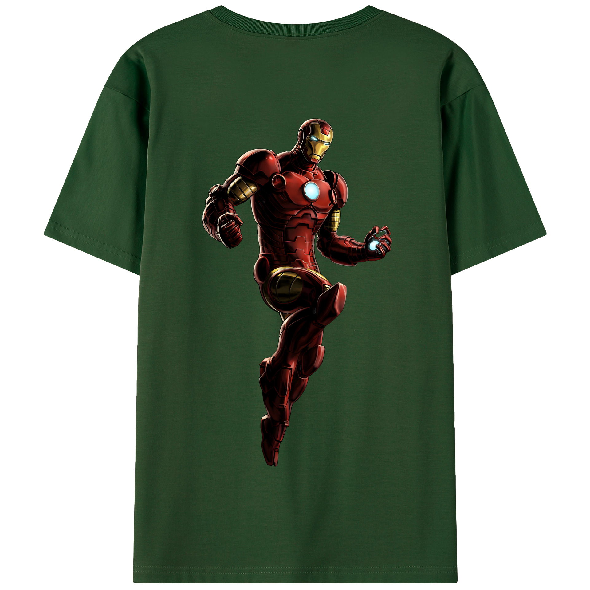 （画像用） アベンジャーズ The Avengers 綿100％半袖Tシャツ（背面プリント）